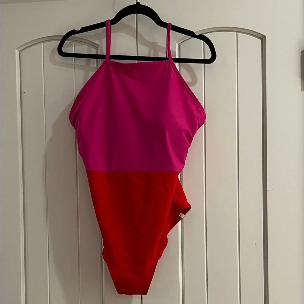 Summersalt Vibrant Pink and Red Swimsuit